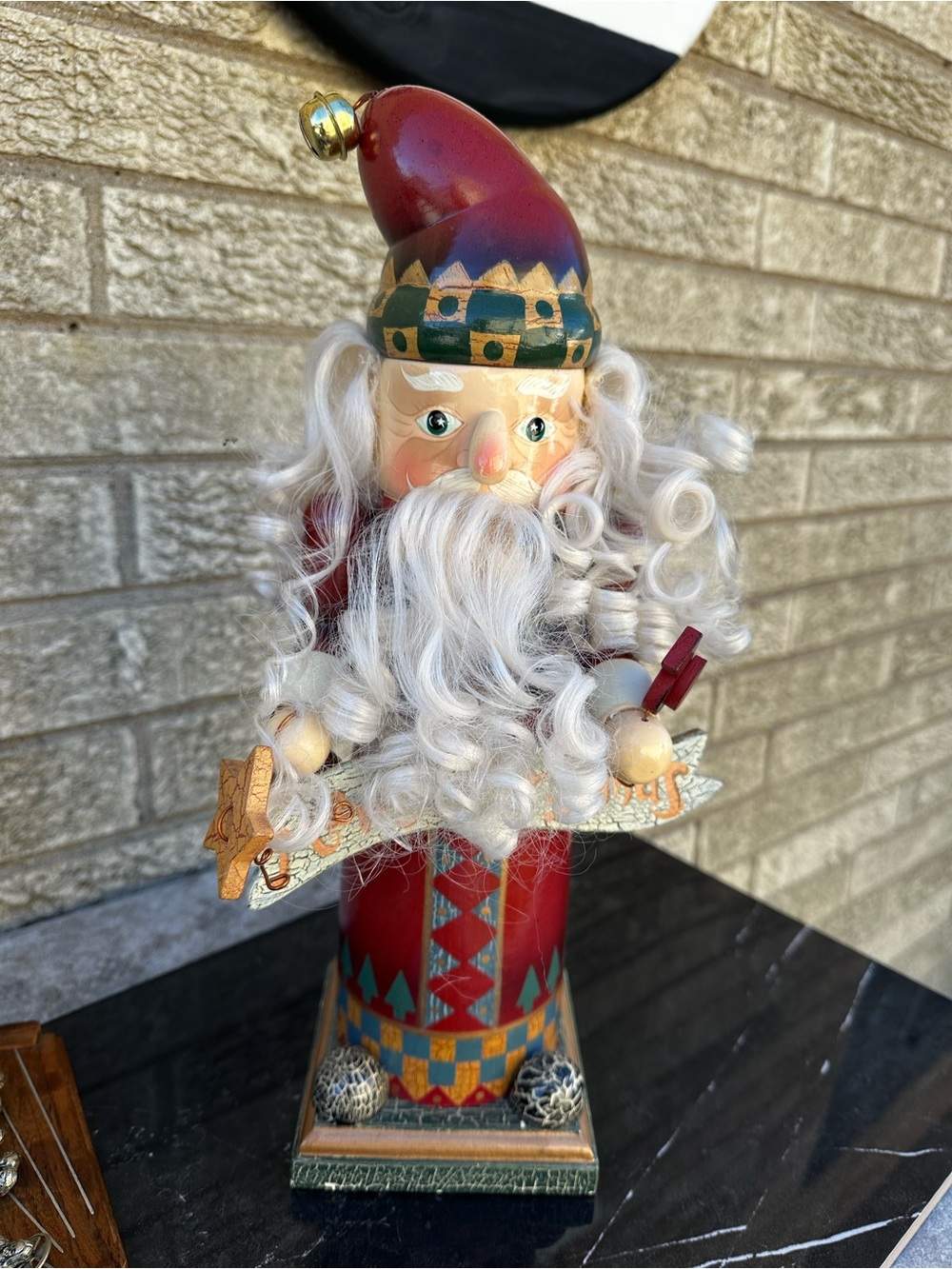 Santa Nutcracker by Holiday Homecoming 13.5” Christmas Decor Rustic Farmhouse